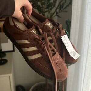 Brown Adidas Sambas: Spring Sneakers